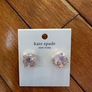 Brand New Kate Spade Earrings - light pink